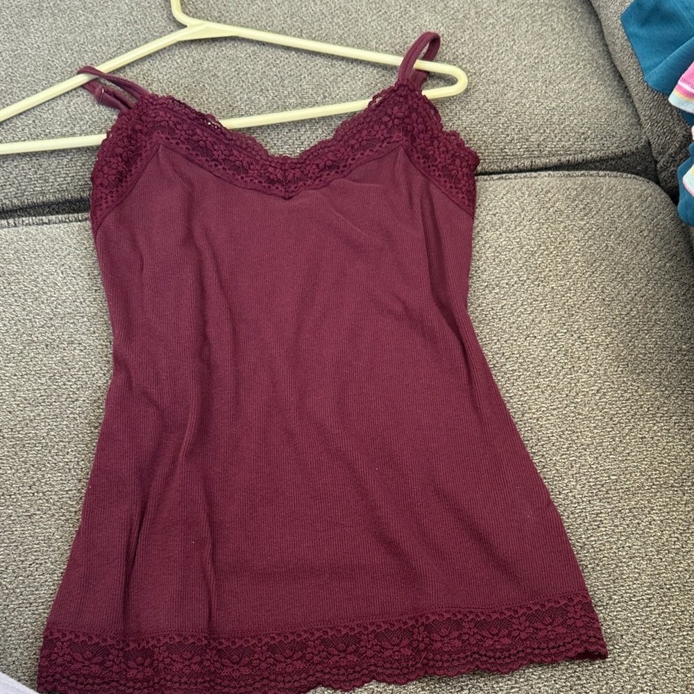 HOLLISTER lace cami size medium y2k layering